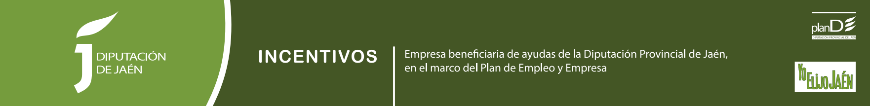 Empresa beneficiaria de ayudas de la Diputación Provincial de Jaén, en el marco del Plan de Empleo y Empresa